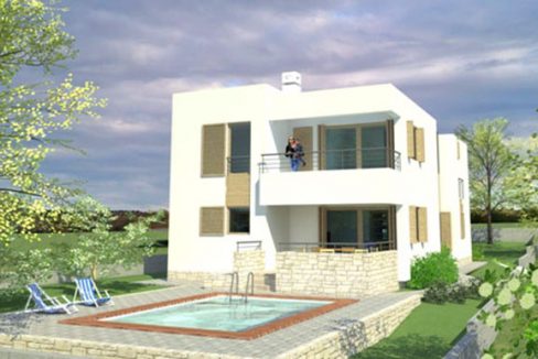 Die Villa liegt in der Nähe von Zadar