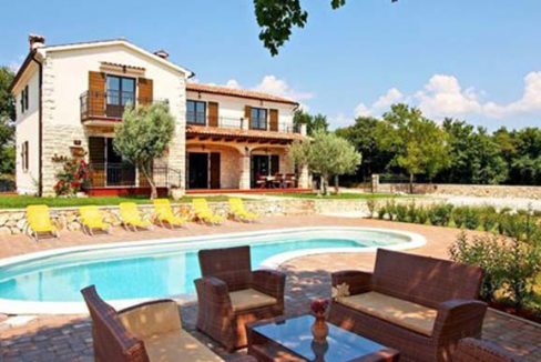 Mediterranische Villa in Istrien