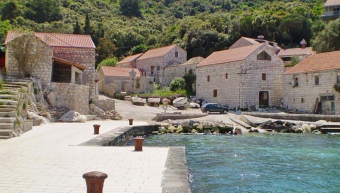 Steinhaus auf der Insel Lastovo